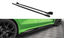 Audi RS3 8Y 2020+ Street Pro Sidoextensions + Splitters V.1 Maxton Design 